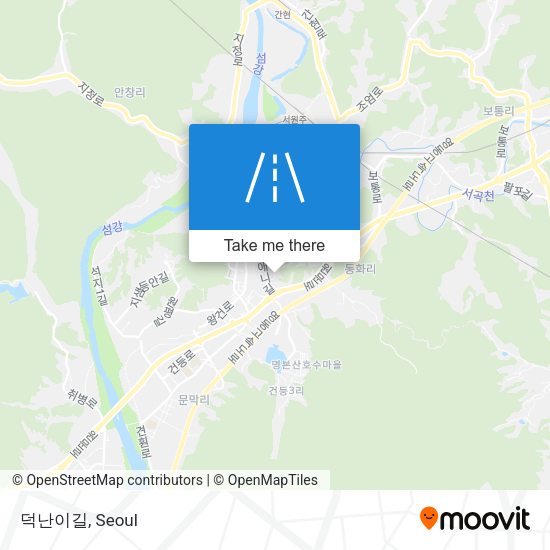 덕난이길 map
