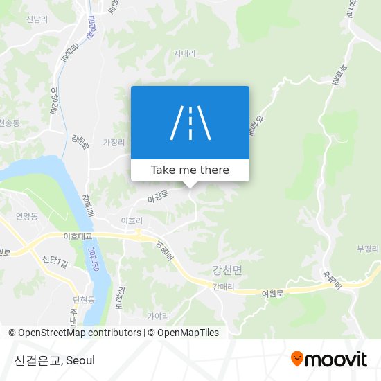 신걸은교 map