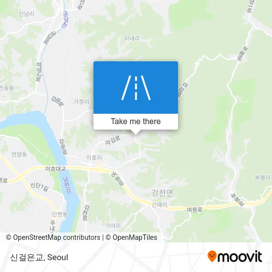 신걸은교 map