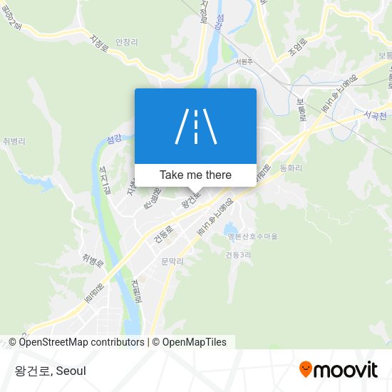왕건로 map