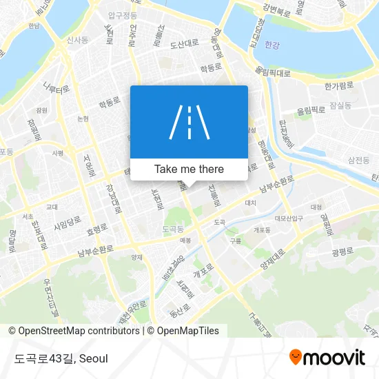 도곡로43길 map