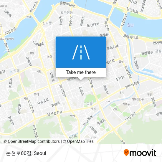 논현로80길 map