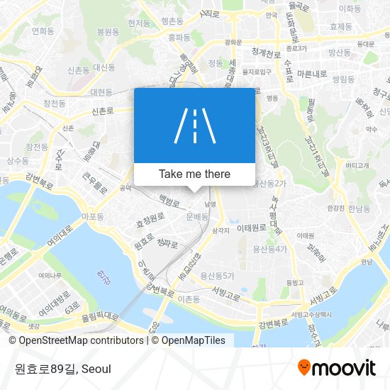 원효로89길 map