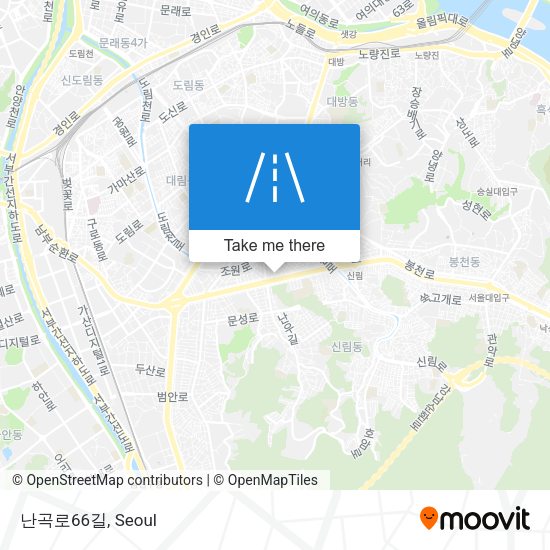 난곡로66길 map