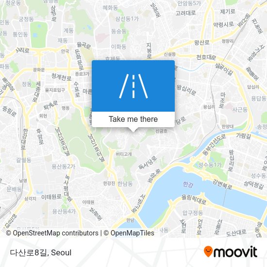 다산로8길 map