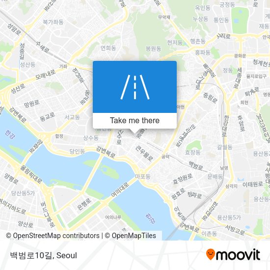 백범로10길 map