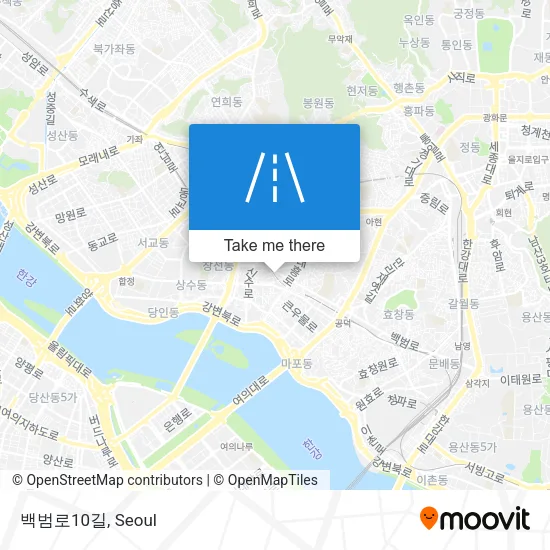 백범로10길 map