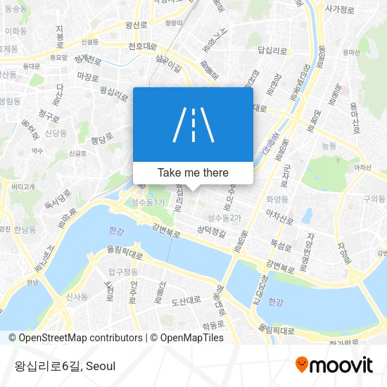 왕십리로6길 map