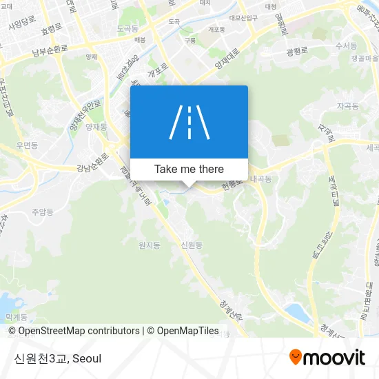 신원천3교 map