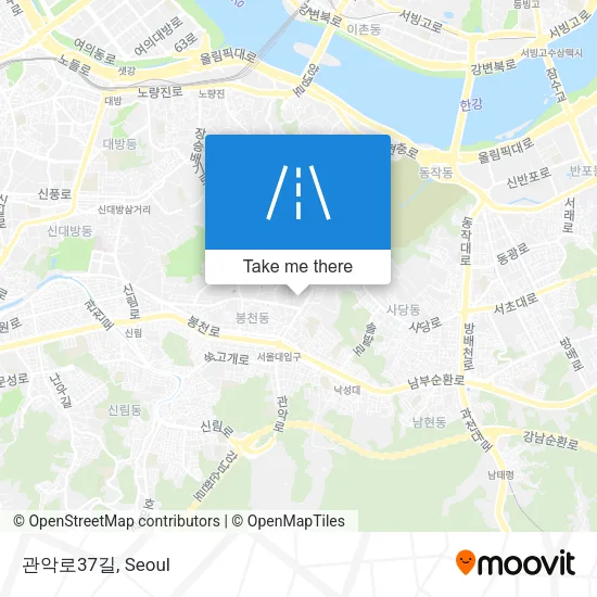관악로37길 map