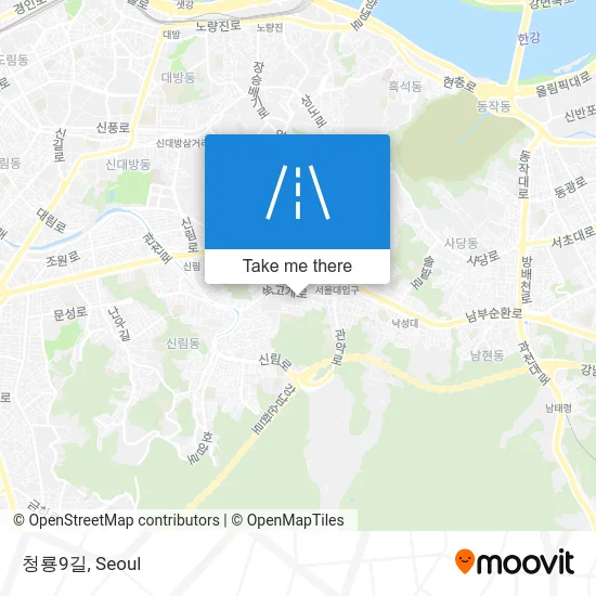청룡9길 map