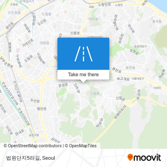 법원단지5라길 map