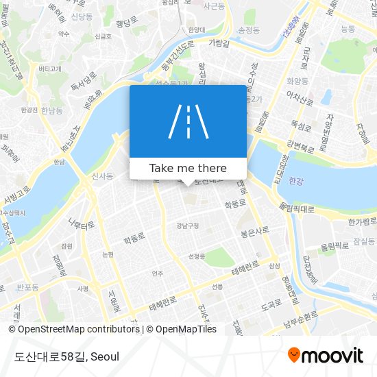 도산대로58길 map