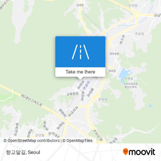 향교말길 map