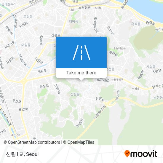 신림1교 map