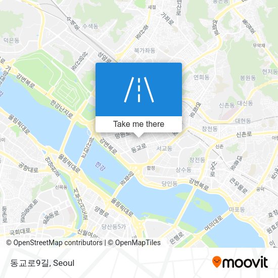 동교로9길 map