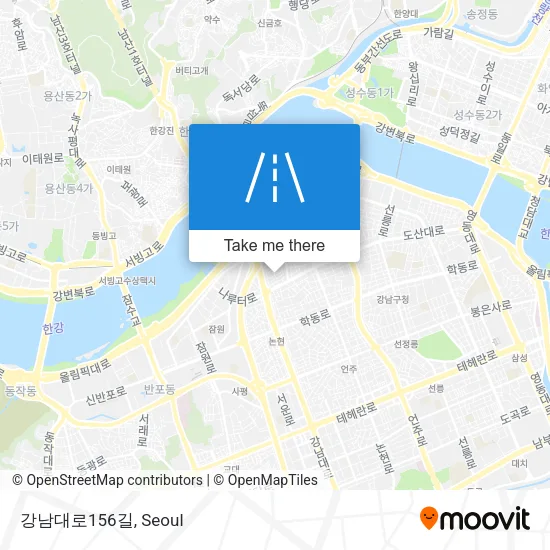 강남대로156길 map