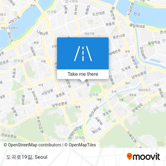 도곡로19길 map