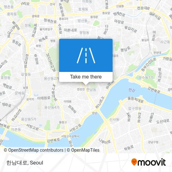 한남대로 map