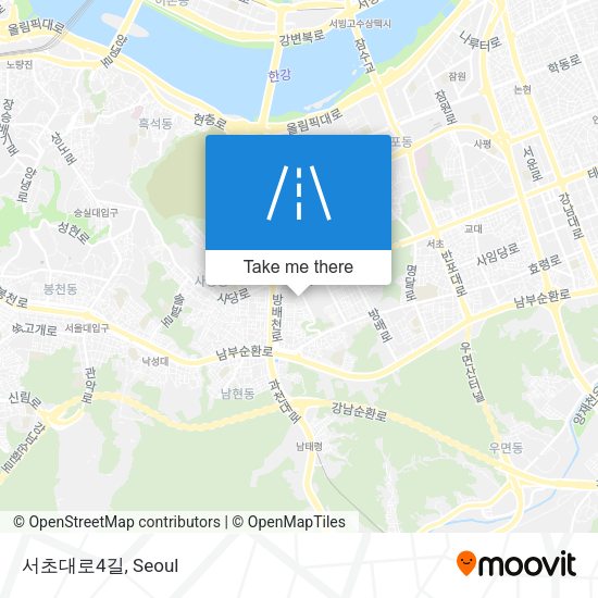 서초대로4길 map