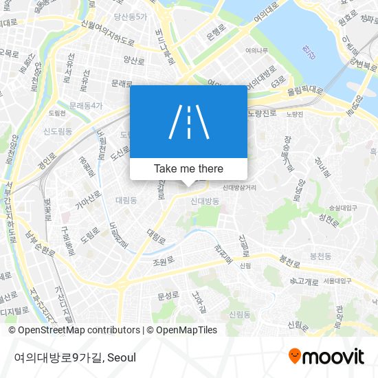 여의대방로9가길 map