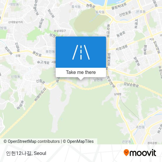 인헌12나길 map