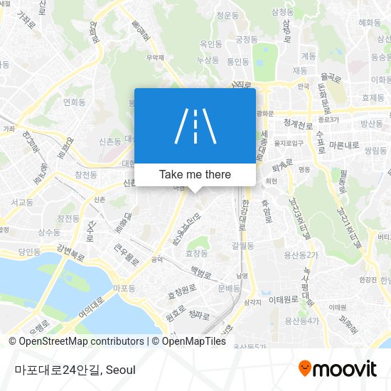 마포대로24안길 map