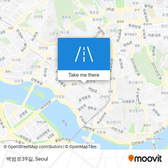 백범로39길 map