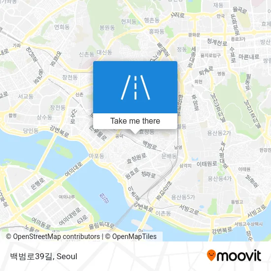 백범로39길 map