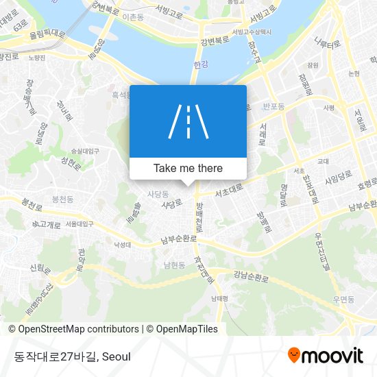동작대로27바길 map