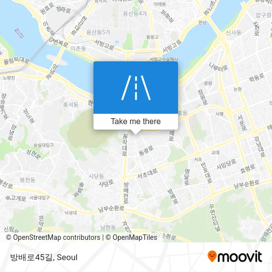 방배로45길 map