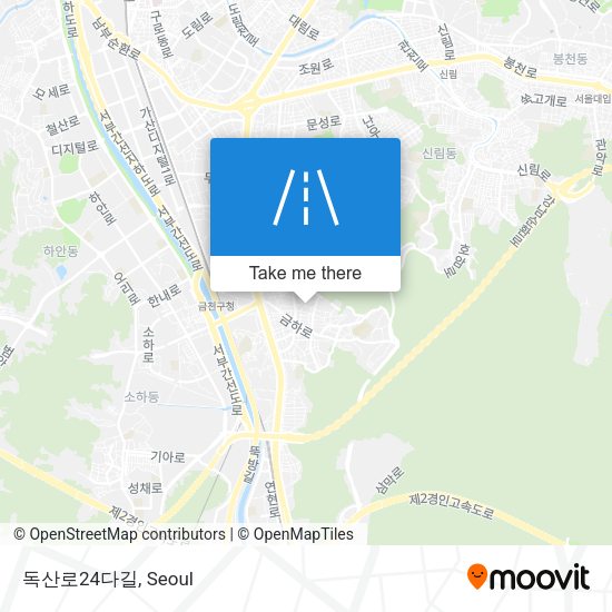독산로24다길 map