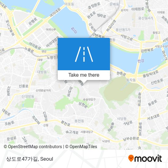 상도로47가길 map