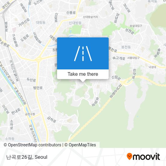 난곡로26길 map