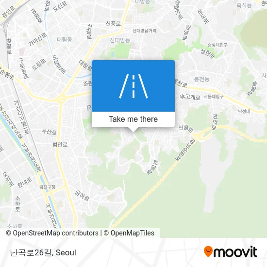 난곡로26길 map