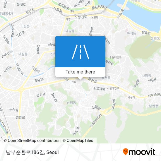 남부순환로186길 map