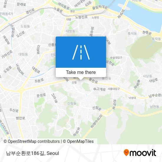 남부순환로186길 map