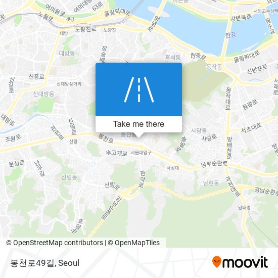 봉천로49길 map