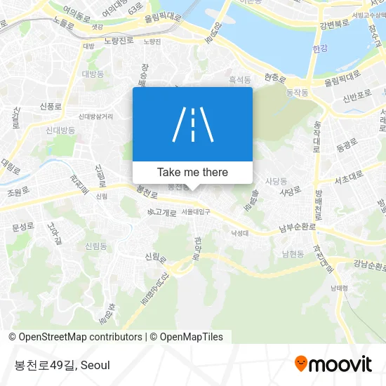 봉천로49길 map