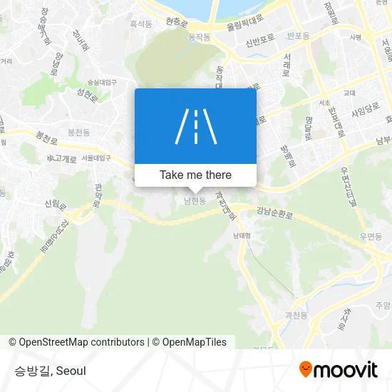 승방길 map