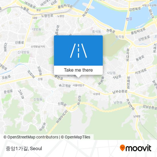 중앙1가길 map