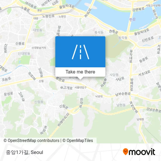 중앙1가길 map
