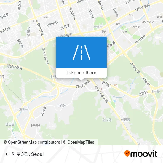 매헌로3길 map
