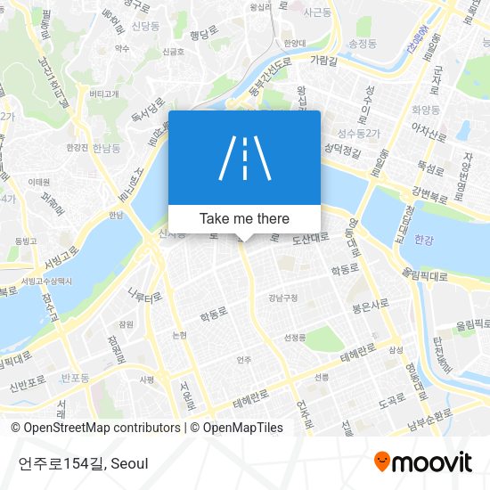 언주로154길 map