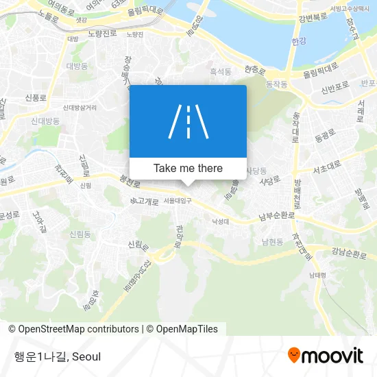 행운1나길 map
