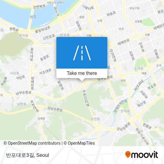 반포대로3길 map