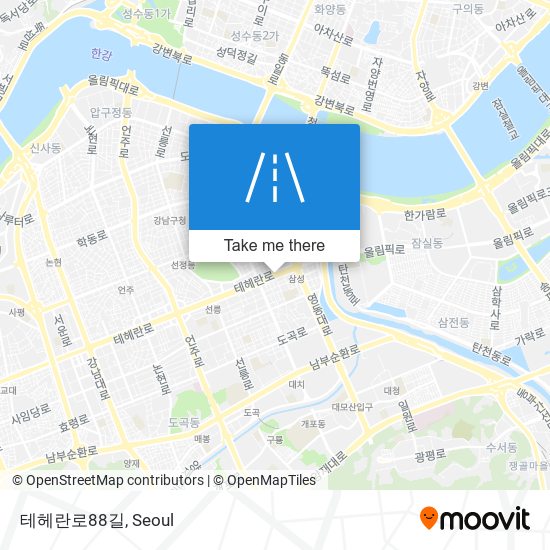 테헤란로88길 map