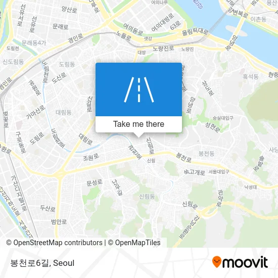 봉천로6길 map