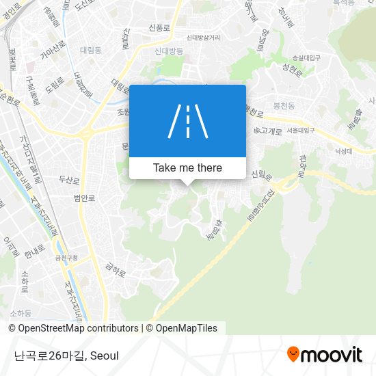 난곡로26마길 map