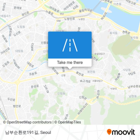 남부순환로191길 map